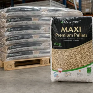 Pellet drzewny Maximer Maxi Premium ENplus A1 6 mm paleta 975 kg